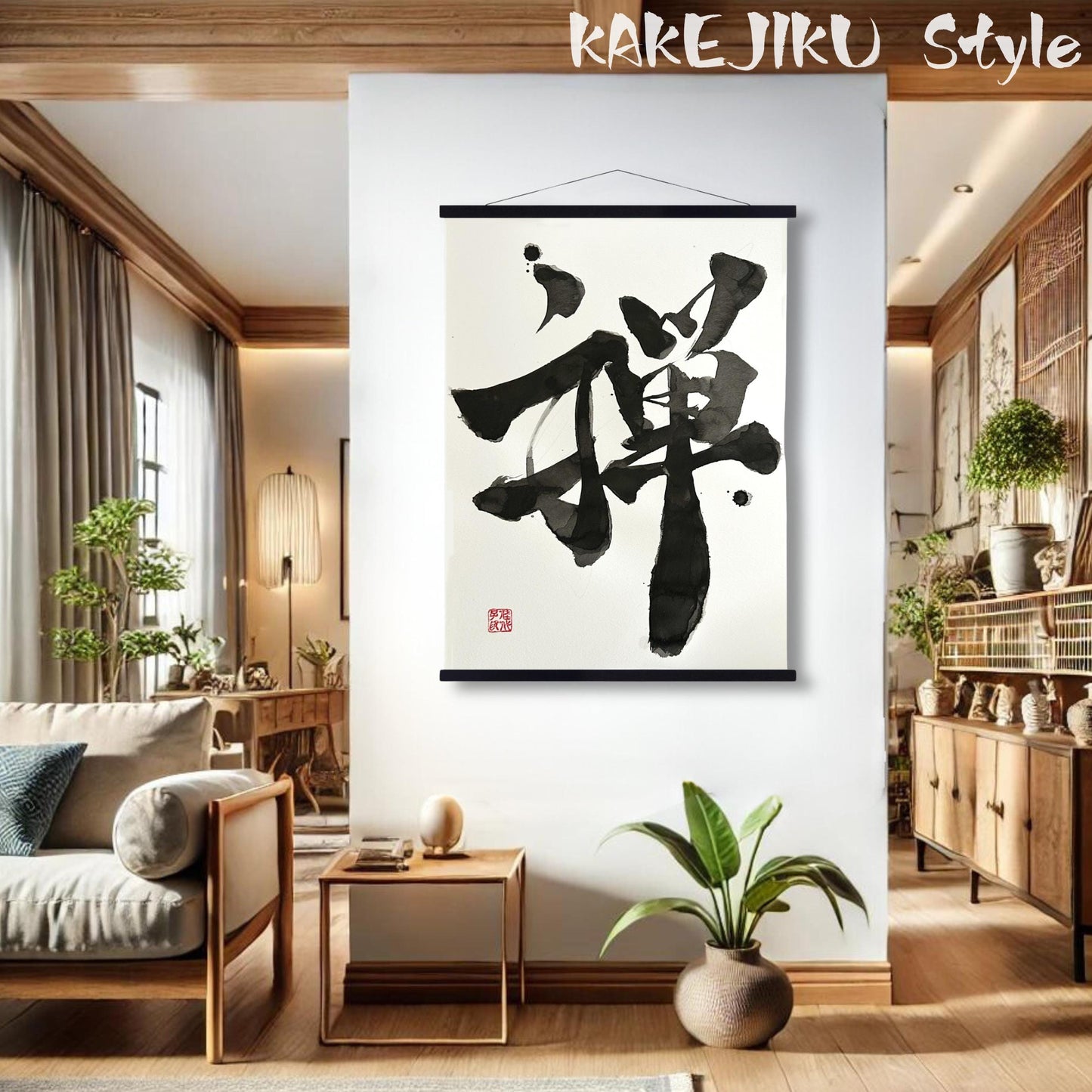 Custom Japanese Calligraphy Art: Personalized Kanji Name Gift