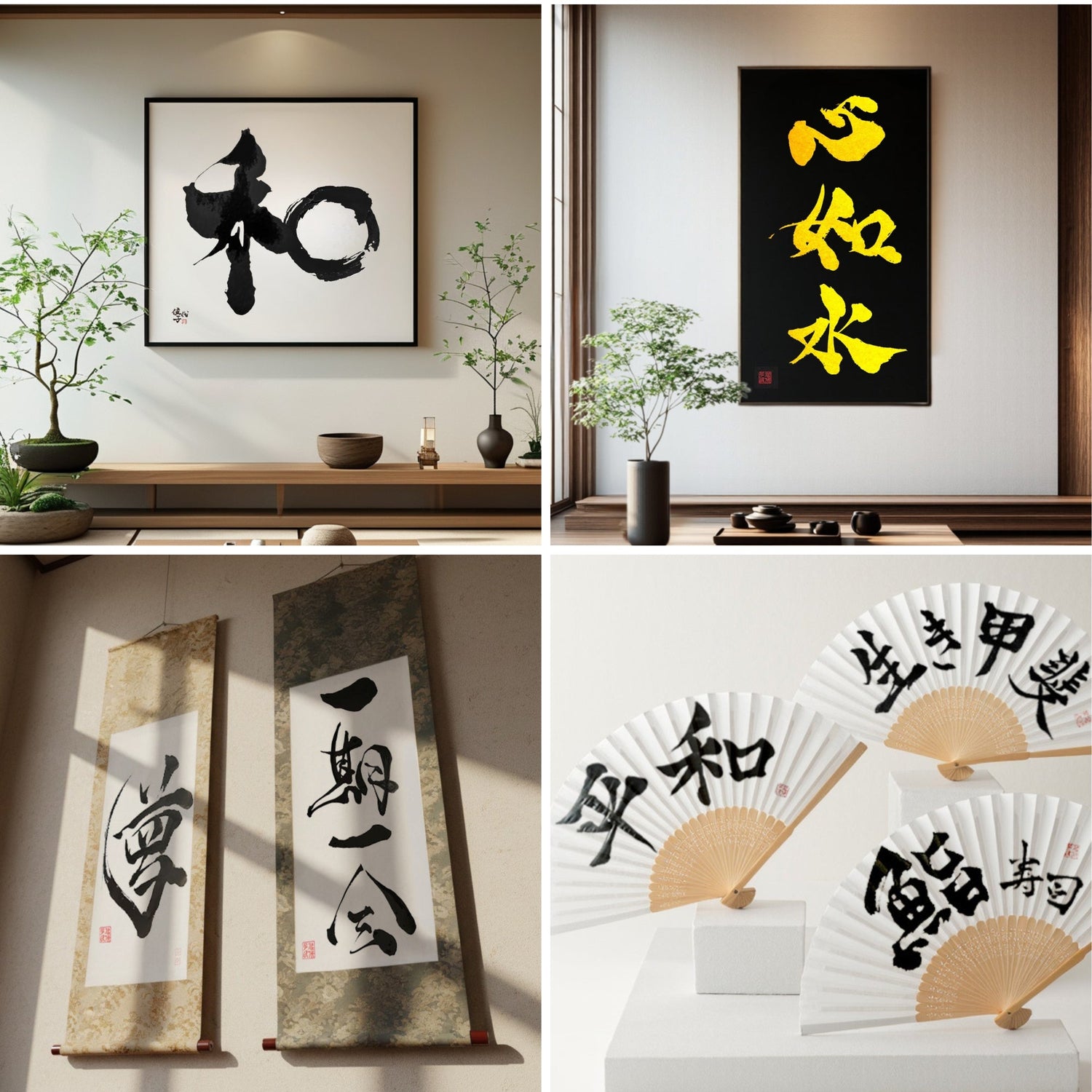 Custom Japanese Calligraphy Art
