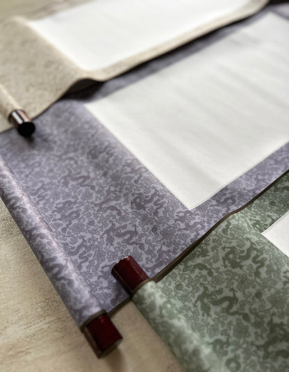 Custom Japanese Calligraphy Hanging Scroll : Personalized Kanji Name Gift