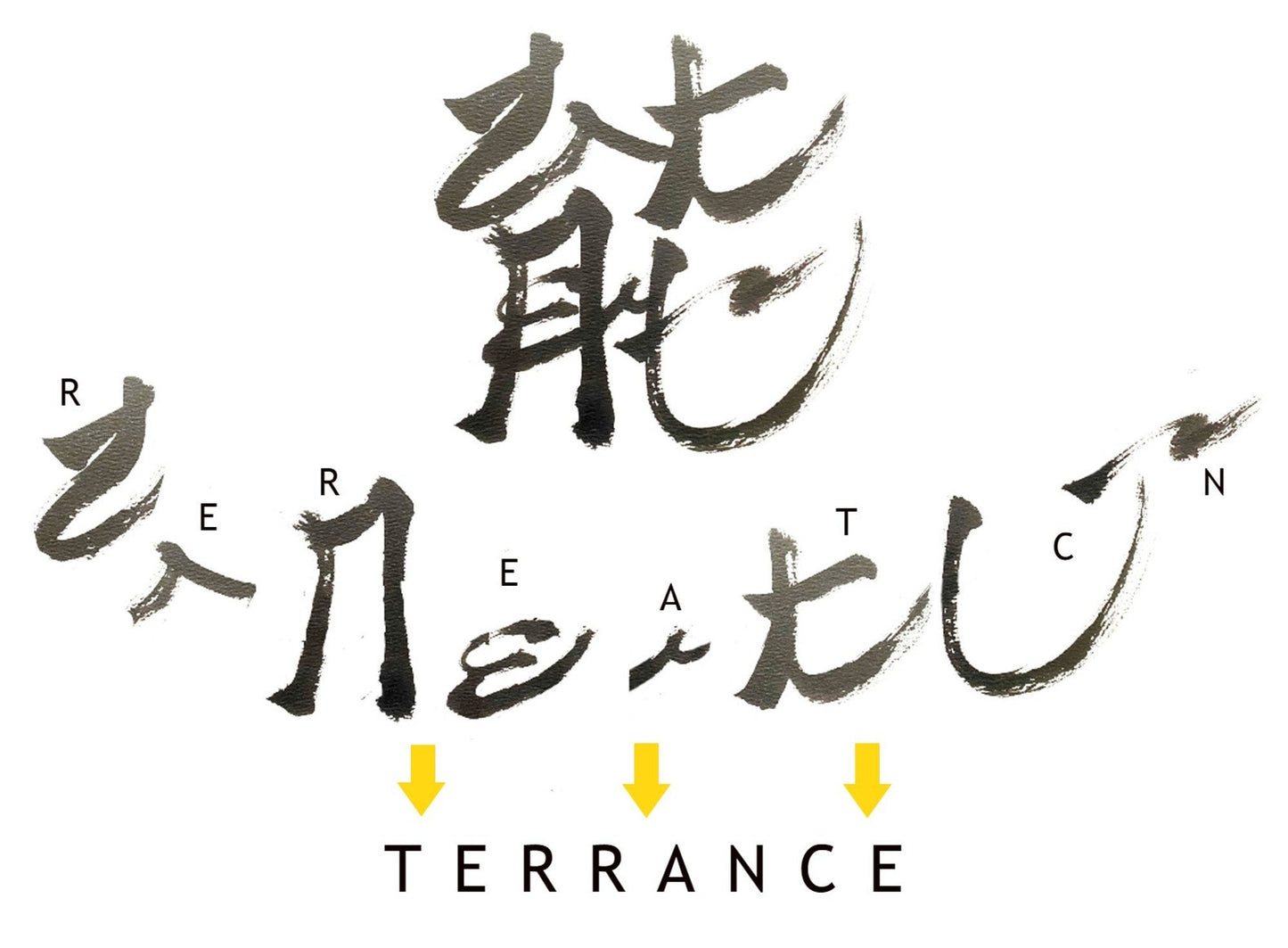 KanjiENA - Custom Kanji Name Art: Japanese Calligraphy Wall Decor | Black + Gold