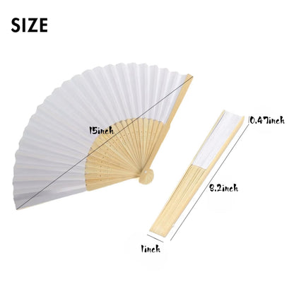 Custom Kanji Calligraphy Folding Fan: Personalized Japanese Art